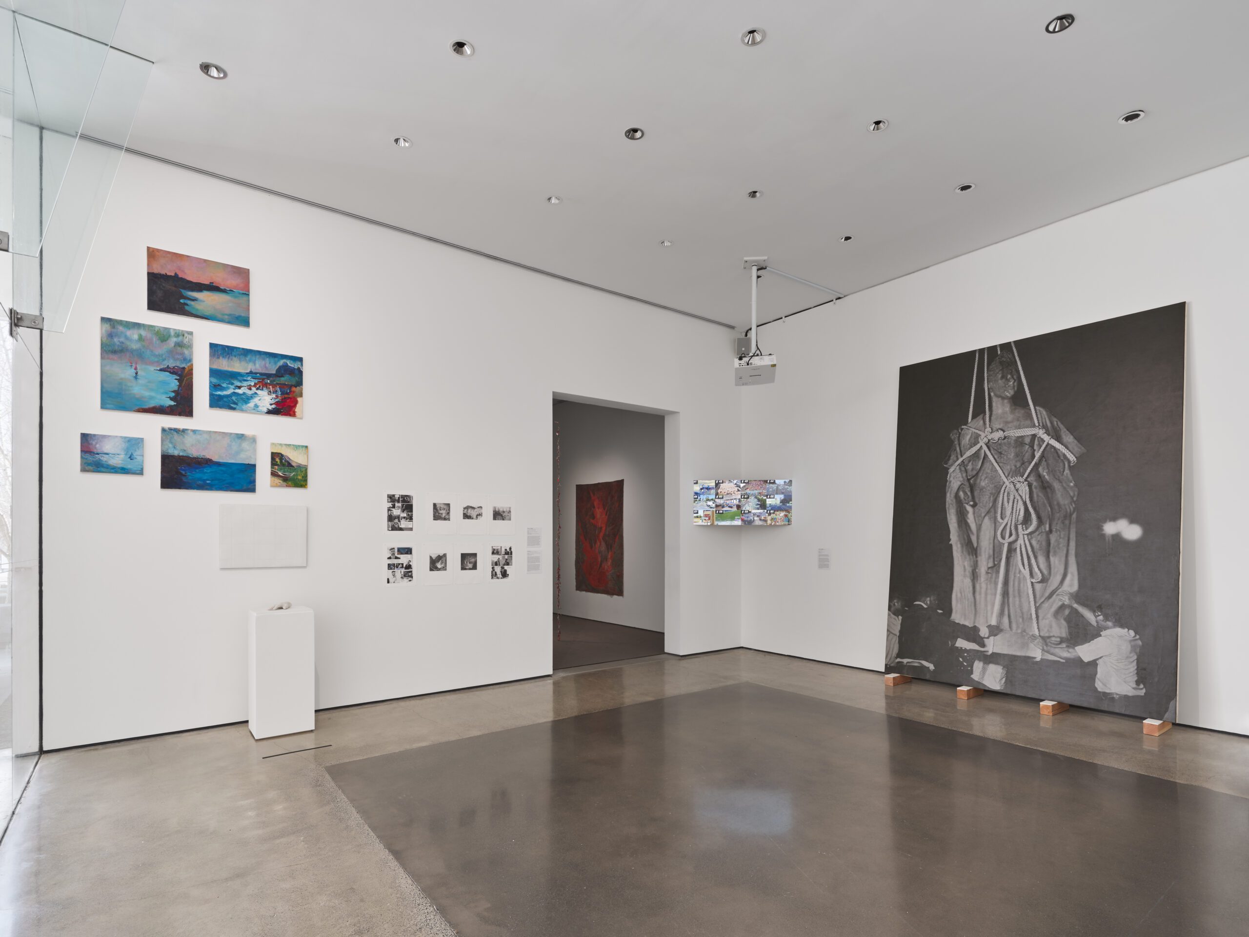  “Seven up Three down” exhibition view, Hessel Museum of Art, Bard College, Annandale-on-Hudson, NY. Photo: Hessel Museum.