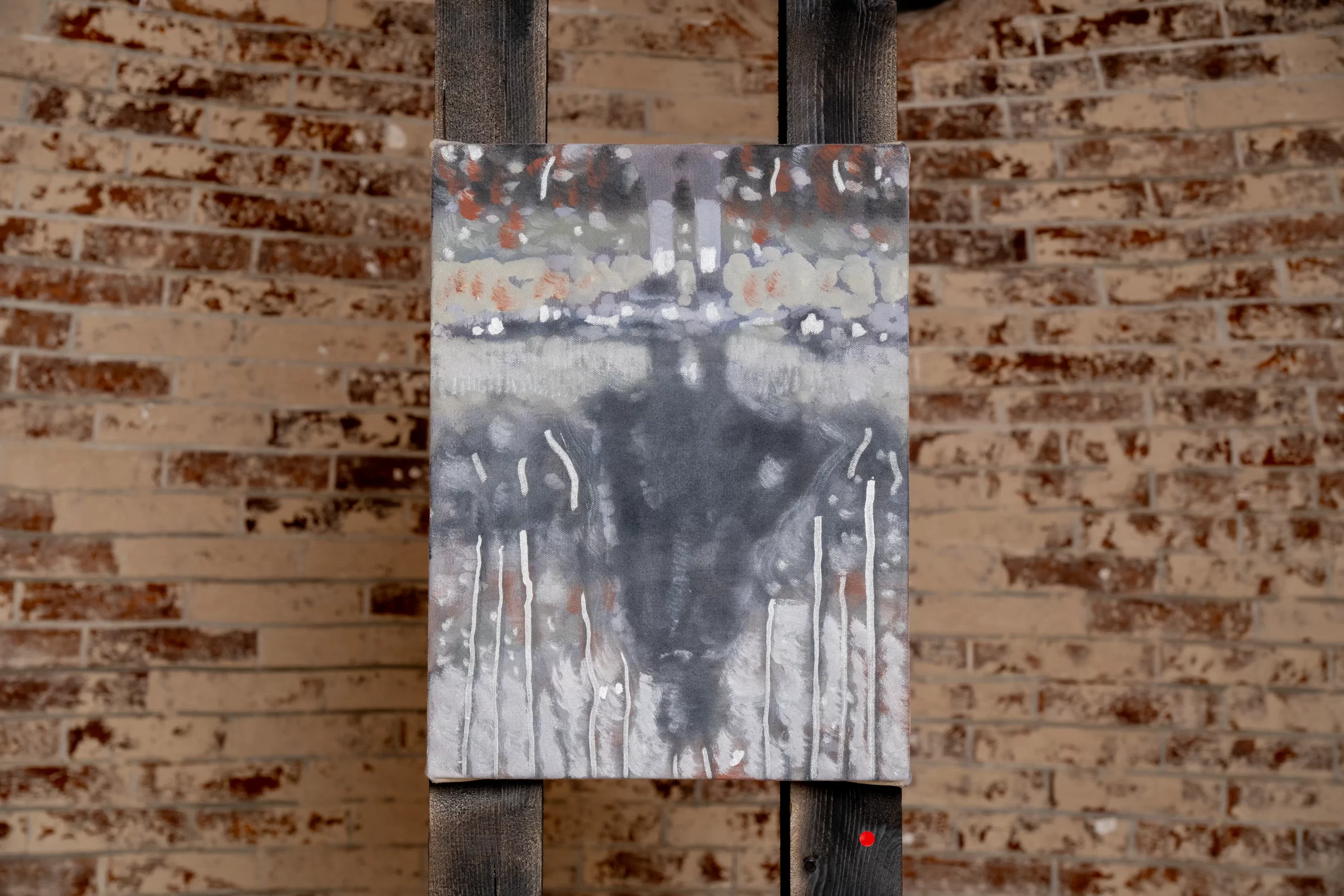 Hoang Hai, “Soul” (2026), oil on canvas, 40 x 30 cm. Photo courtesy of Gate Gate Gallery.