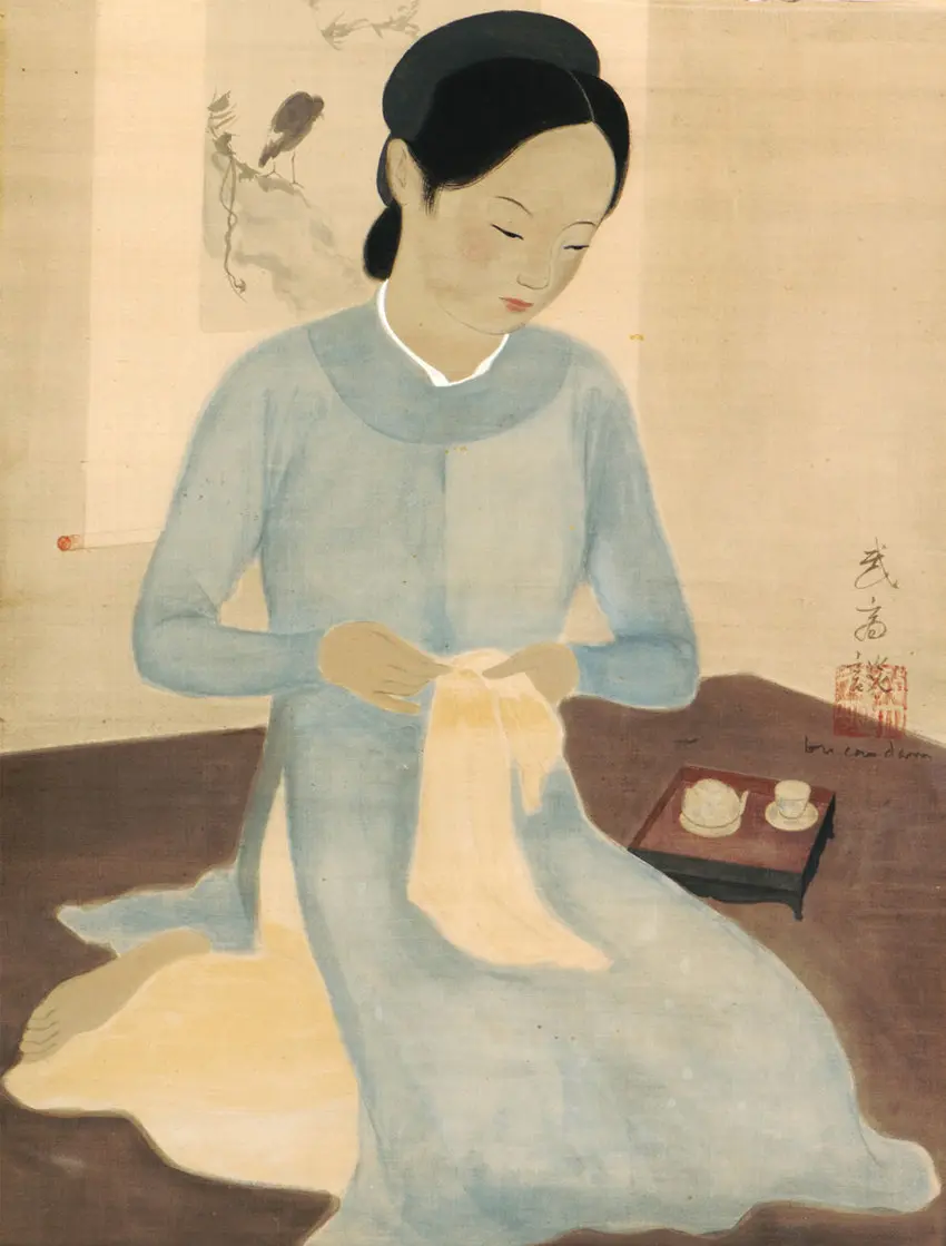 Vu Cao Dam’s Elegant Gathering in the Garden at Sotheby’s Auction