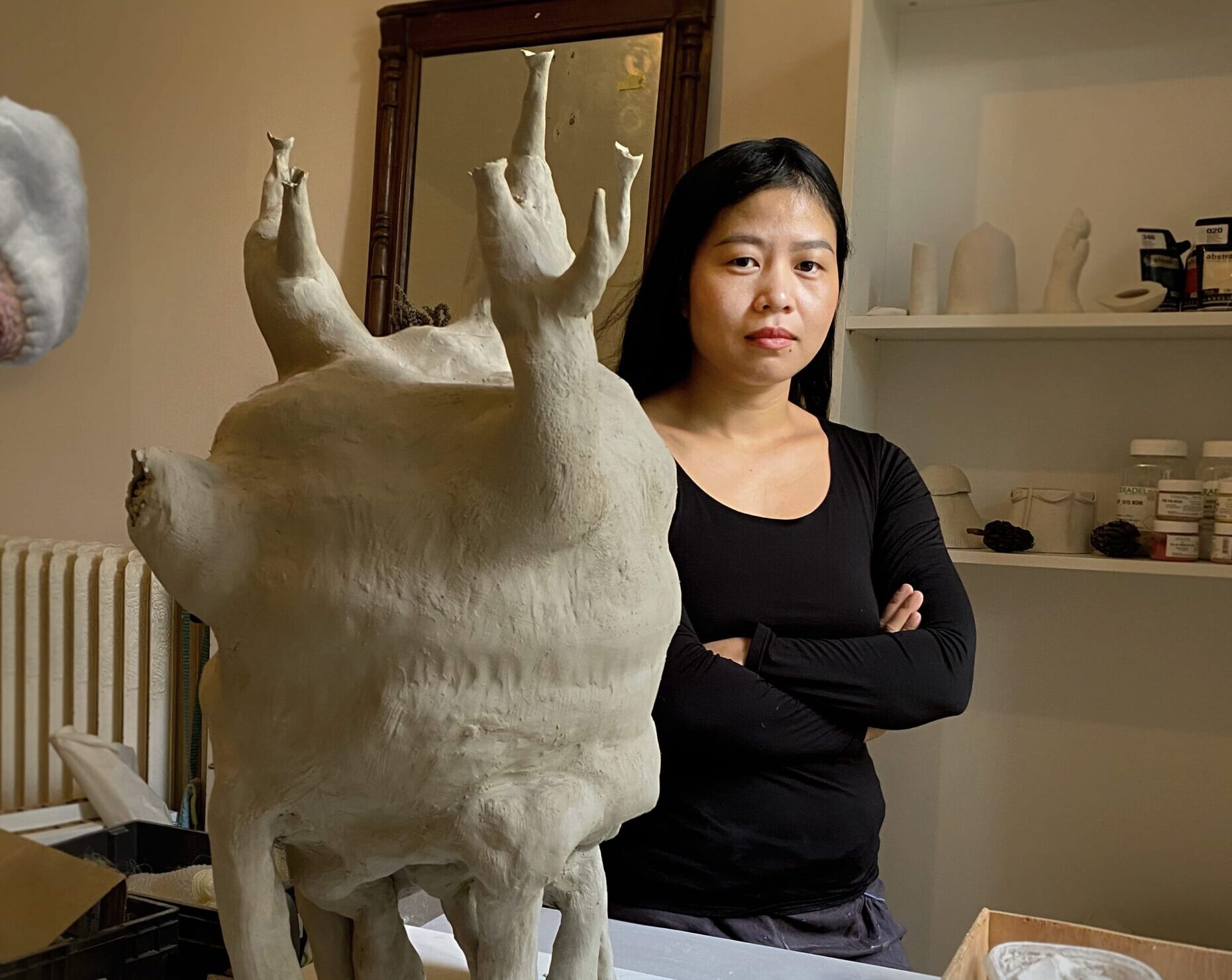 Chân dung Hà My Nguyễn tại xưởng (2025).