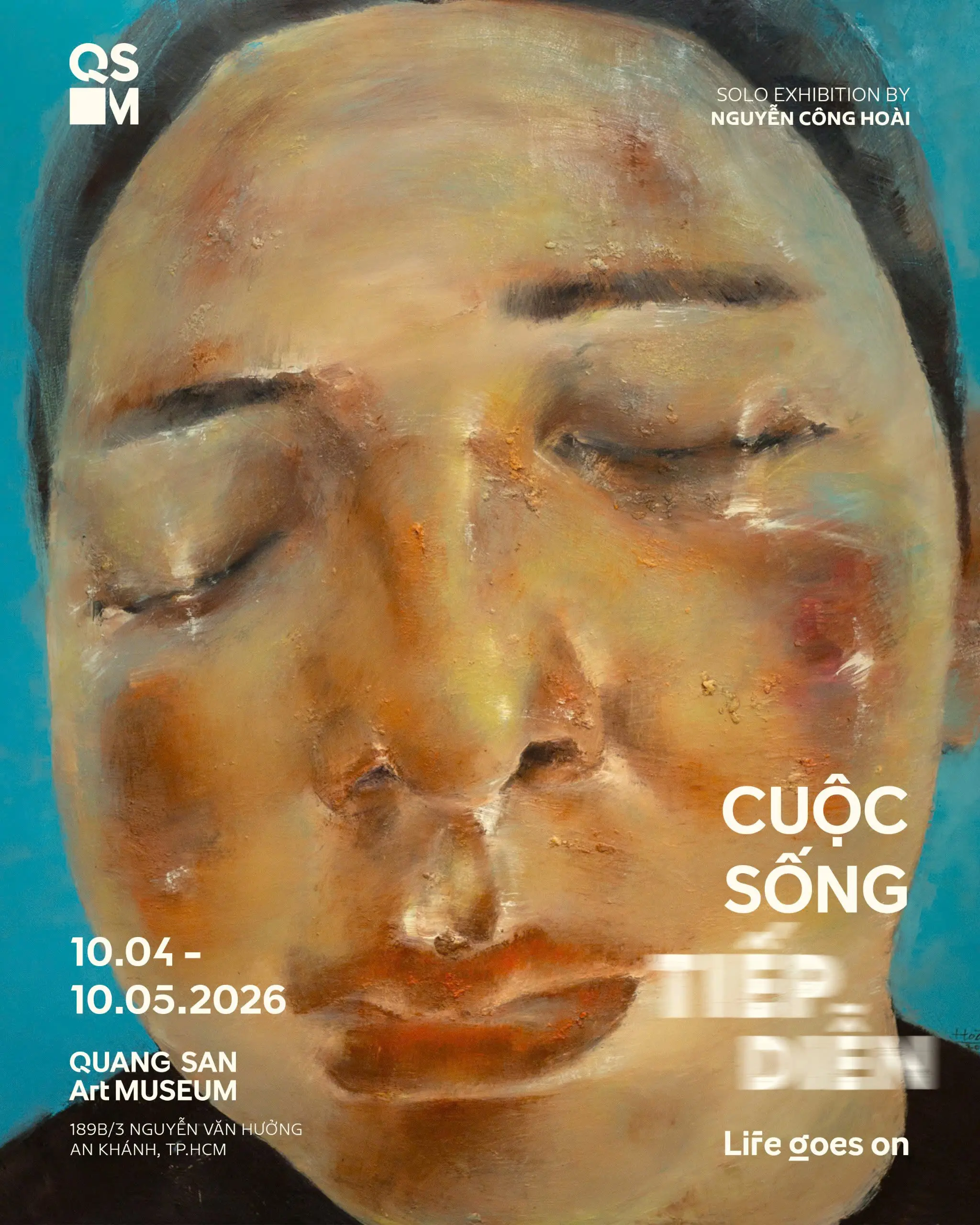 Poster chính thức của sự kiện "Cuộc sống tiếp diễn".