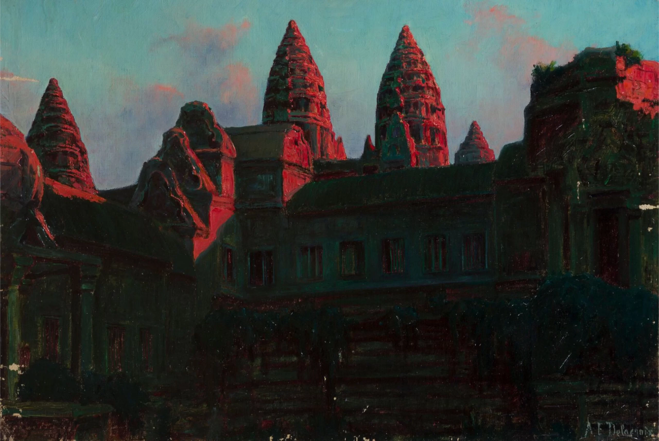 André Delacroix, Angkor Wat trong chiều tà 