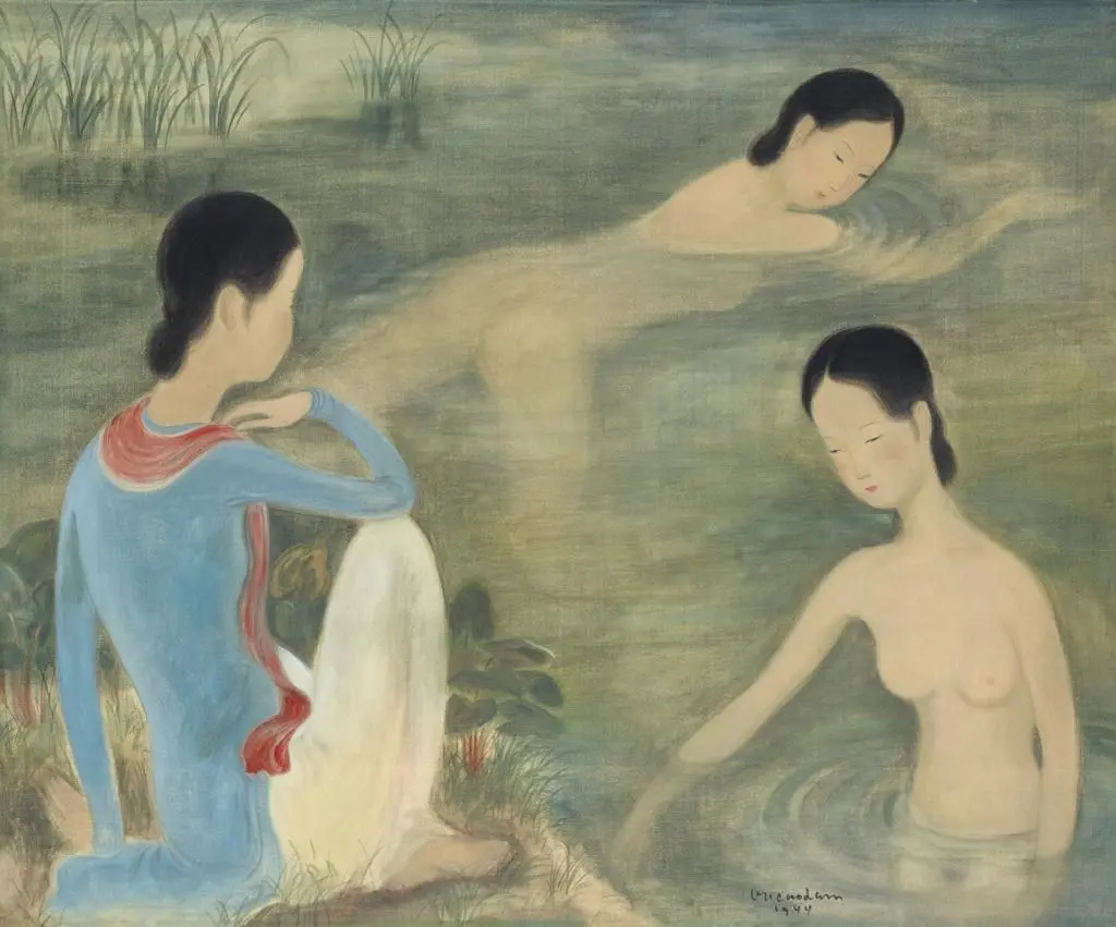 “Buổi chuyện trò của những quý cô trong vườn” của Vũ Cao Đàm xuất hiện tại phiên đấu của Sotheby’s
